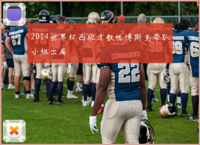 2014世界杯西班牙教练博斯克带队小组出局